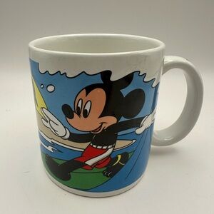 Disney Hawaii Mickey Minnie Coffee Mug Cup by applause Ceramic Drinkware Kitchen